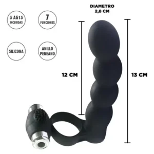 Sculptor : Dilatador Anal + Anillo pene Vibrador