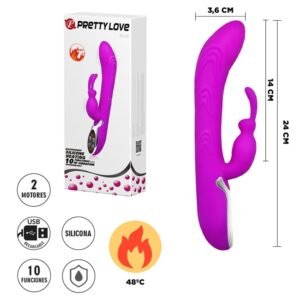 Estimulador de Clitoris 2 motores Pretty Love