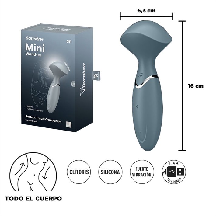 Masajeador Satisfyer Mini Wand-er Premium