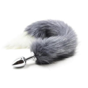 PLUG anal con cola -GREY