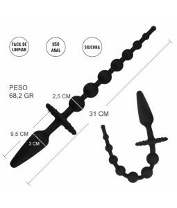 Lacerta S : Dilatador + Plug Anal Siliconado