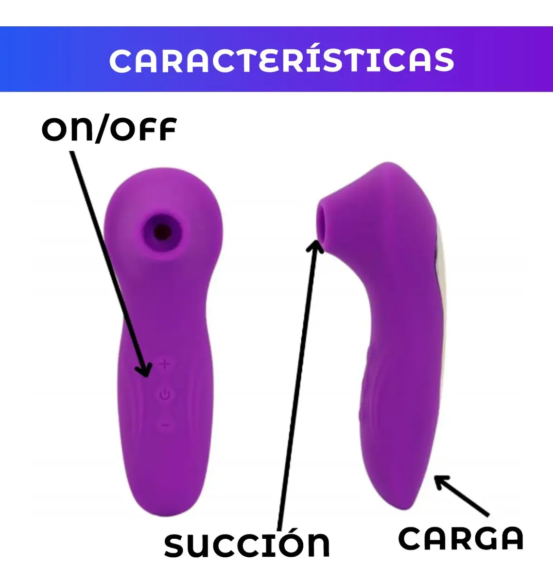 Ondas de Aire Succionador ECONOMICO Usb - Imagen 2