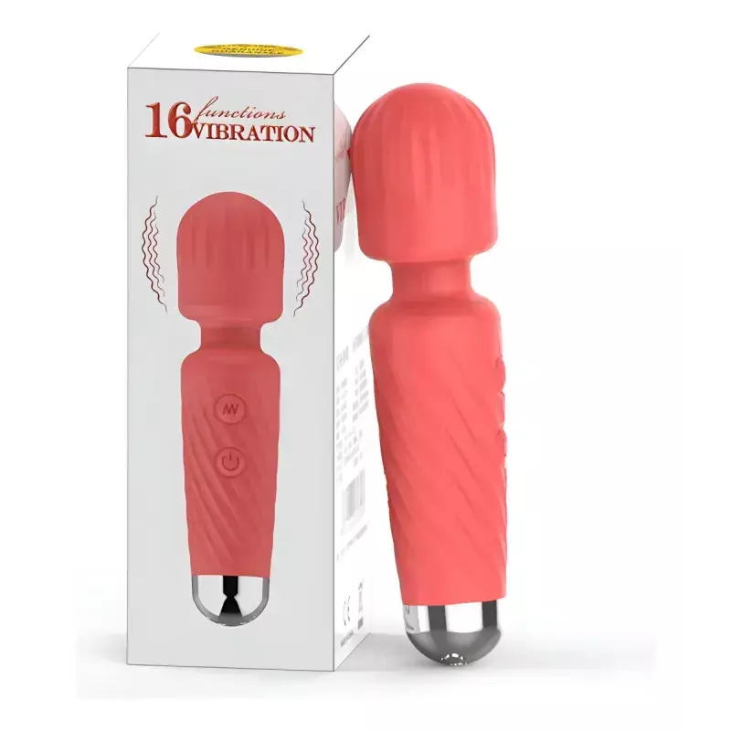 Vibrador Wand Clítoris  Usb Tipo Microfono 13 cm