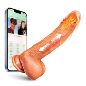 Tyler Vibrador APP  USB, movimiento oscilante y sistema de empuje