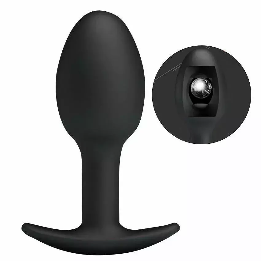 Plug anal con bolita interna Movimiento