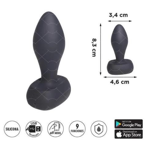 NEREIDA – Plug Anal Vibrador con Control por App